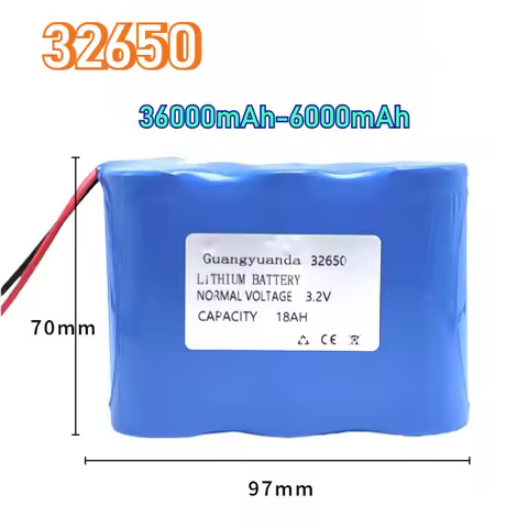 32650 LiFePO4 Battery 36000mAh Lithium Iron Phosphate Battery for Outdoor Solar Street Light Lightin