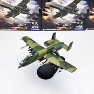 1/100 A-10A Warthog Fangs Camouflage Coating A10 Fighter Attack Aircraft Military Aircraft Alloy Mod