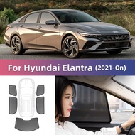 Car Sunshade For Hyundai Elantra 2021 2022 2023 2024 Avante CN7 Magnetic Car Sunshade Front Windshie