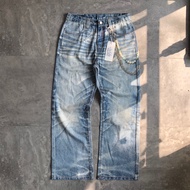 Vortex Fade Denim DC+ slightly flared jeans B6822 Buivintage, thick denim fabric with high quality p