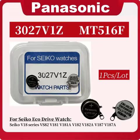 1PCS 3027V1Z MT516F 3027 V1Z MT516 3027-V1Z Seiko Watch Kinetic Energy Rechargeable Battery VS82 V18