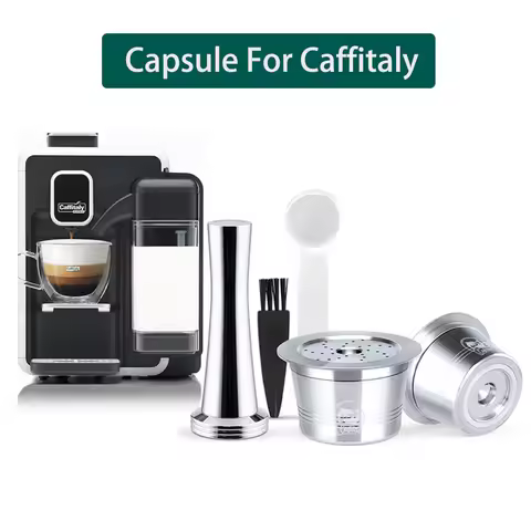 Refillable Coffee Filter Stainless Steel Capsule Pod For Caffitaly Ruby S21 S22 Tchibo Cafissimo Cof