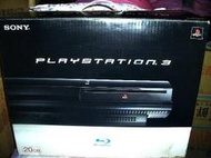 SONY 索尼 PlayStation PS3 20G 主機 ~ 盒裝收藏版 ~ 可玩 PS2 PS1 遊戲 ~故障黃燈