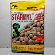 Fungisida Sistemik STARMYL 25 WP 100gram Bahan aktif Metalaksil untuk