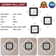 Modern Design LED Wall Lamp Design Indoor Wall Light LED Black White Wall Light