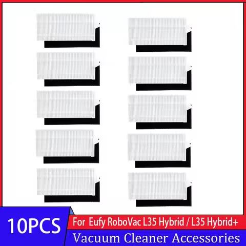 HEPA Filter+sponge For Eufy RoboVac L35 Hybrid L35 Hybrid Sweeping Robot Vacuum Cleaner Accessories 