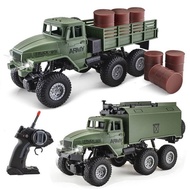 6-wheel RC Transport Truck Car Toy 1:16 Off Road Model 4WD Light Climbing Remote Control Command Com