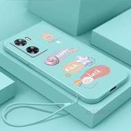 Casing OPPO A57 4G 2022 OPPO A77S oppo A77 5G 2022 OPPO A97 Happy New 2024 phone case straight edge 