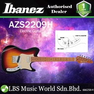 Ibanez AZS2209H Ash Body Prestige Electric Guitar with SH Pickup and Roasted Maple Fingerboard - Tri