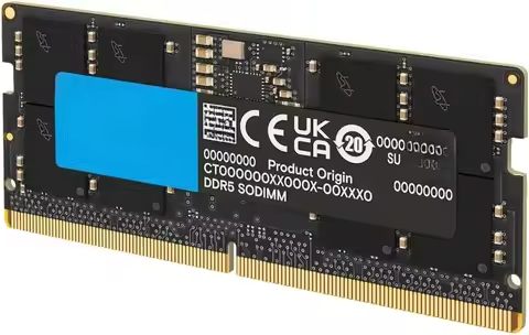 Laptop Memory RAM Module 96GB DDR5 5600MHz SODIMM 262-Pin for 13th Gen AMD 6000 Series