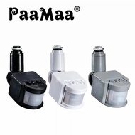 Penderia Gerakan PIR Pengesan Pergerakan Automatik Inframerah Pemasa 110V 220V Suis Lampu Sensor Lua