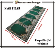 Karpet Sajadah Masjid 6 Gambar | Karpet Musholla | Karpet Sajadah Masjid Ukuran 105x360 dan 105x250 