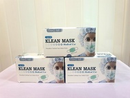 1 กล่อง KLEAN MASK Medical Use หน้ากากอนามัยทางการแพทย์ 3 ชั้น สีเขียว (Green) ปั๊มโลโก้ Longmed+ (มีจำนวน 50 ชิ้น/กล่อง)