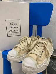 MMY (做舊款) "HANK" OG Sole Over-Dyed Canvas Low-top Sneaker white
