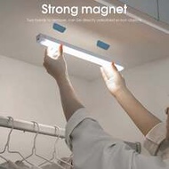 Intelligent LED Motion Sensor Light, Thin Cat Eye Mountain Shaped Lamp Strip For Home Decor, Recharg