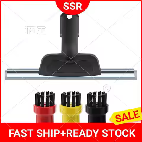 Steam Cleaner Cleaning Glass Window Nozzle Round Brush For Karcher SC1 SC2 SC3 SC4 SC5-[Qahk]