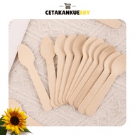 (CKS) ATOZ disposable wooden cake & gelato spoon disposable wooden cake & gelato spoon disposable wo