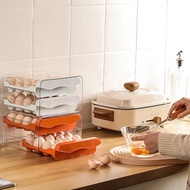 META EGG 2-Tier Egg Storage Box Organizer 2-Tier Egg Rack/ Egg Box Egg Storage Box Multipurpose Rack