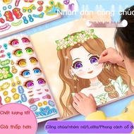 Fashion princess sticker book3-8Gifts for 1 year old girl, puzzle game book