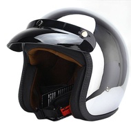 New Arrival Motorcycle Retro Vespa Vintage Open Half Helmet 3/4 Casque Moto Jet S M L XL