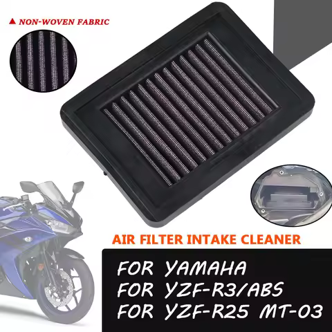 Motorcycle Accessories Air Filter Intake Cleaner Air Element Cleaner For YAMAHA MT-03 YZF-R3 ABS YZF