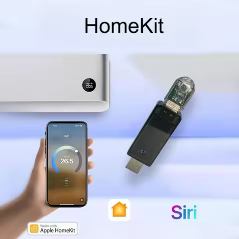 HomeKit air conditioner Infrared Remote control Siri voice control mobile phone air conditioner, ded