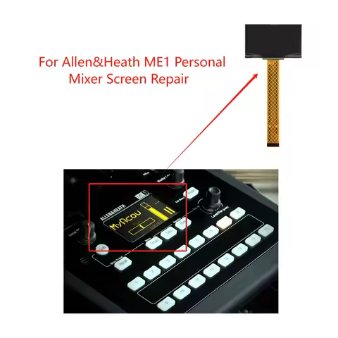 OLED Display for Allen&Heath ME1 Personal Mixer Repair Parts