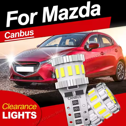 2PCS LED Bulb Canbus Car Clearance Lights12V 6000K For Mazda 2 DY DE DH 3 BK BL BM BN 5 6 GG GH GJ C