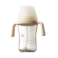 bc babycare Sippy Cup Learner for 6+ Month Old with Nipples & Handles, Spill Proof Sippy Cup, Weight