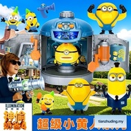 Despicable Me 4 Minions movie toy, super mutant Minions pull-back vehicle, sound and light transmitt
