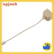 Telephone RJ11 Male Line to Double RJ11 Female Jack Filter Splitter Adapter