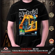 T-shirts 2026 fashion Minerszone Komatsu Hybrid Hb-205/komatsu/t-shirts Komatsu/komatsu T-shirts/min