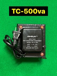 หม้อแปลงไฟจาก 220V เป็น 110V(100V)TC-100wถึง500wเลือกได้
