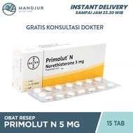 Primolut N 5 mg 15 Tablet / Norethisterone / Obat Haid