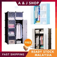 Wardrobe Cabinet Almari Pakaian Baju Cube Rack Clothes Storage Bedroom Wardrobe Cabinet Wardrobe cab