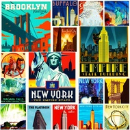 Souvenir Fridge Magnet New York 2x3" VER.1