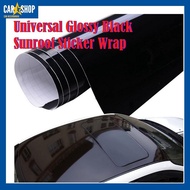 Glossy Black Vinyl Film Sheets Car Sunroof Sticker Wrap For universal Car Motorcycle Proton Perodua 