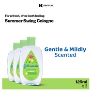 Johnson's Baby Cologne Summer Swing (125ml) x 3