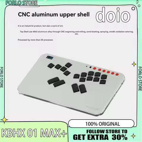 DOIO KBHX 01 MAX+ HITBOX Mechanical Keyboard Switch Spraying Aluminum Shell Customized Gaming Hitbox