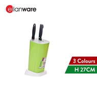 Elianware Durable Plastic 7 Slots Block Knife Holder