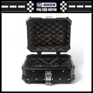 28L Mbiker aluminum top box, motorbike rear storage box