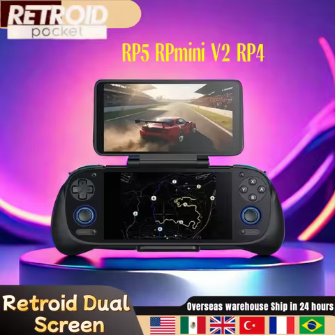 Retroid Dual Screen Add-On 5.5" AMOLED 1080P Touchscreen for RP5/RP Mini/V2/RP4 Pro USB-C Display 3 