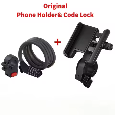 Original NINEEBOT Phone Holder & Anti Theft Code Lock Navigation Holder for ZT3 G2 G30 G30L ES4 F35 