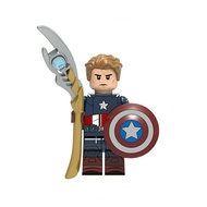 Captain America First Avengers Uniform Minifigure Block Toy | Steve Rogers Chris Evans | Avengers En