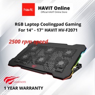 HAVIT HV-F2071 COOLING PAD LAPTOP GAMING 6 FAN COOLINGPAD RGB