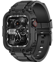 (現貨包順豐)Apple Watch 運動錶帶 M1 Sports watch case - strap designed for iWatch Ultra 49mm (黑色 Black) 保護殼