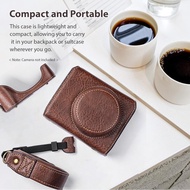 1buycart Digital Camera Protective Case PU Leather Storage Bag with Removable Shoulder Strap Compati