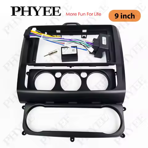 CAN Bus Wiring Harness with Radio Panel Frame for Ford Focus 2 2005 to 2011, Cable Adapter for 16 Pi