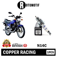 Brisk Spark Plug Motor RX King Fizr Tornado Excel copper N14YC
