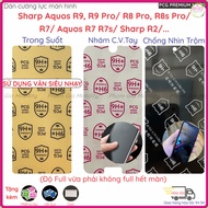 Sharp R9, R9 Pro/ R8 Pro, R8s Pro/ R7, Aquos R7 R7s, Sharp R2 nano flexible, transparent, matte temp